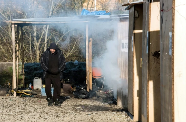 Le camp de migrants de Grande-Synthe le 18 janvier 2017