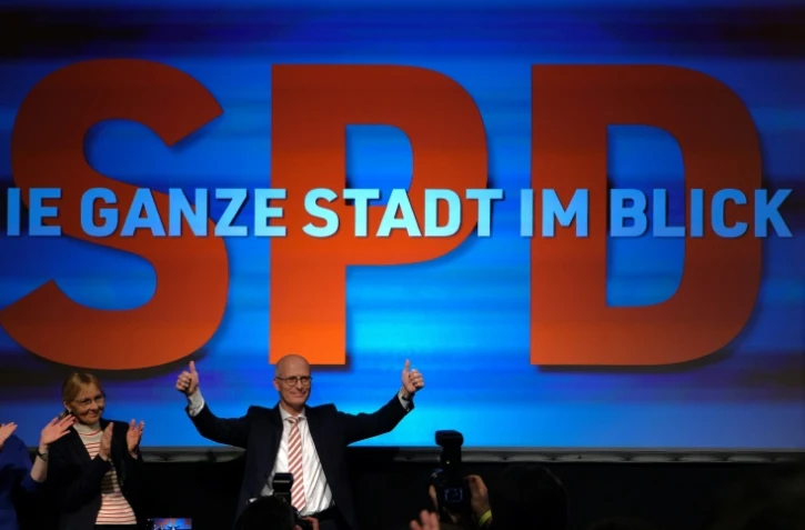Le maire de Hambourg et chef de file des sociaux-démocrates du SPD Peter Tschentscher le 23 février 2020 à Hambourg