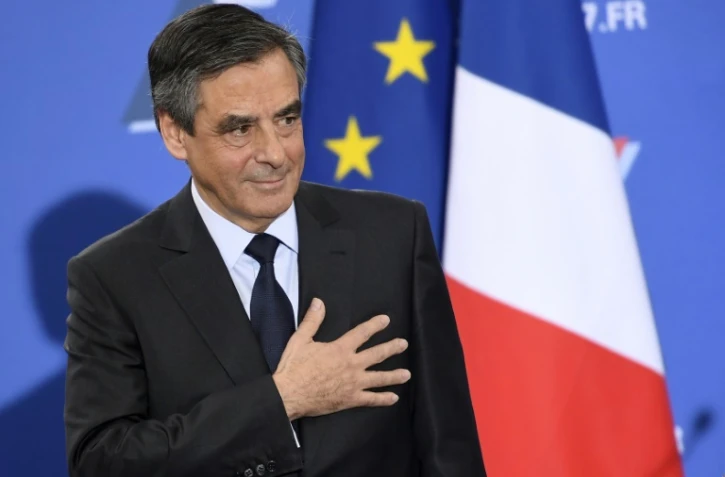 François Fillon le soir de sa victoire à la primaire de la droite et du centre le 27 novembre 2016 à Paris