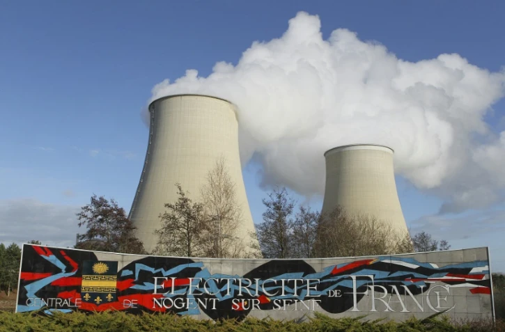 Photo prise le 5 décembre 2011 de la centralde de Nogent-sur-Seine