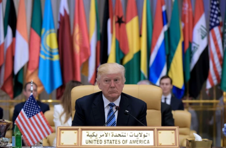 Le président américain Donald Trump à Ryad, le 21 mai 2017