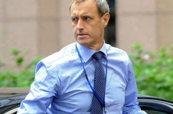 Le directeur d'Europol Rob Wainwright à Bruxelles le 14 septembre 2015