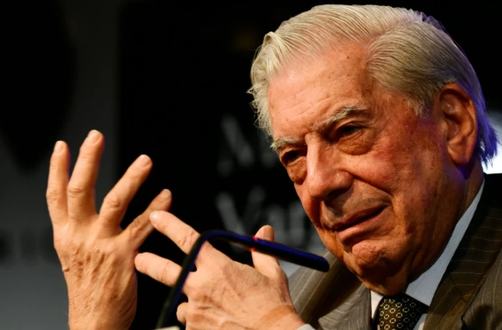l'écrivain péruvien Mario Vargas Llosa,le 1er mars 2016 à Madrid 