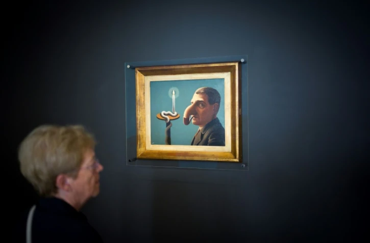 L'exposition "Magritte, la trahison des images", le 20 septembre 2016 au Centre Pompidou à Paris