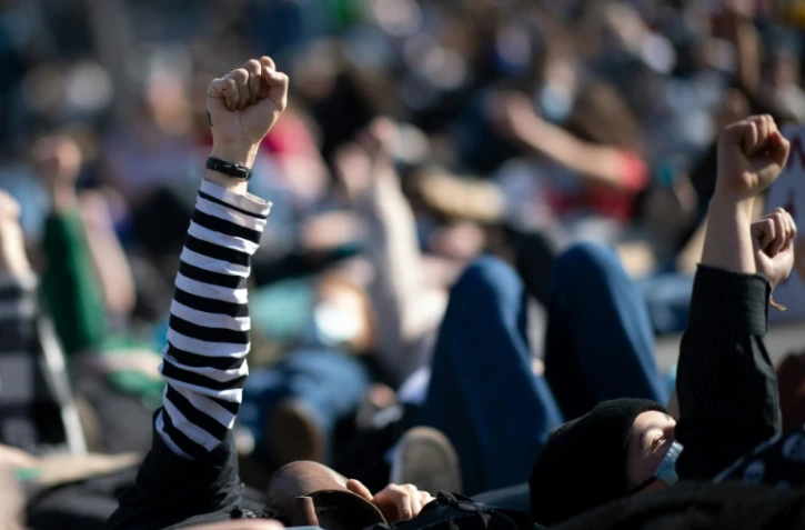 Des manifestants Youth For Climate à Nantes le 19 mars 2021