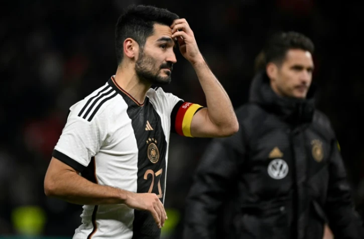 Le milieu de terrain international allemand Ilkay Gundogan lors d'un match amical contre la Turquie, le 18 novembre 2023 Ă Berlin