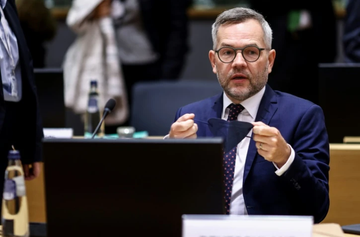 le secrétaire d'Etat allemand aux Affaires européennes Michael Roth, le 21 septembre 2021 à Bruxelles