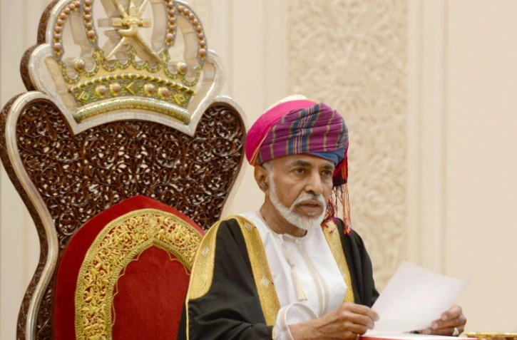 Le sultan Qabous d'Oman, le 15 novembre 2015 à Muscat