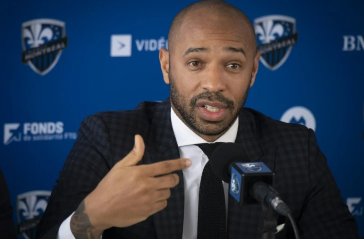 Le nouvel entraîneur du CF Montreal, le Français Thierry Henry, lors de sa présentation officielle, le 18 novembre 2019 à Montréal