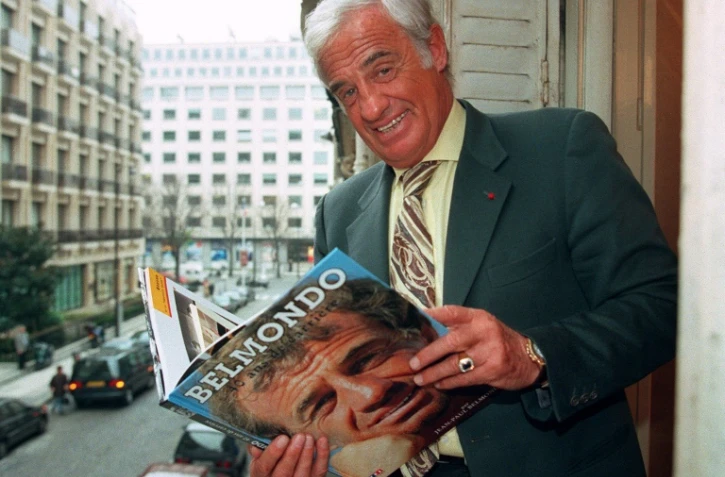 Jean-Paul Belmondo, le 4 avril 1996 à Paris