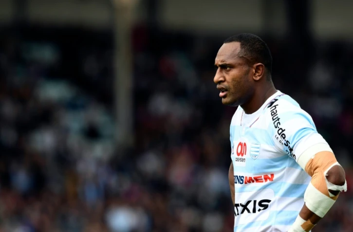 Le centre du Racing 92 Josevata Taliga Rokocoko lors du match face au Stade Français en Top au stade Yves-du-Manoir, le 8 octobre 2016  