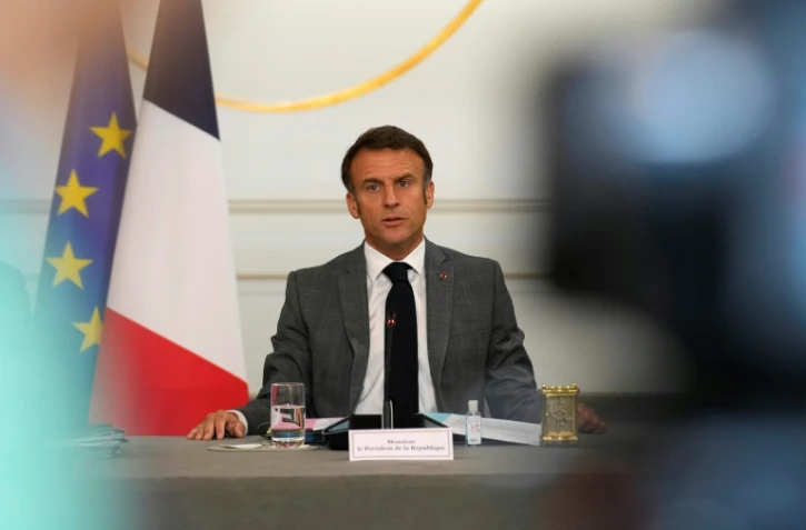 Emmanuel Macron en Conseil des ministres à l'Elysée le 21 juillet 2023