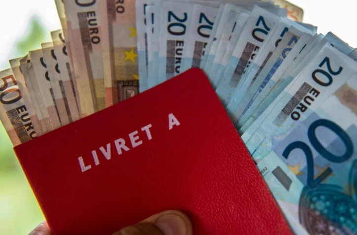 Un livret A photographié le 24 août 2015 à Lille