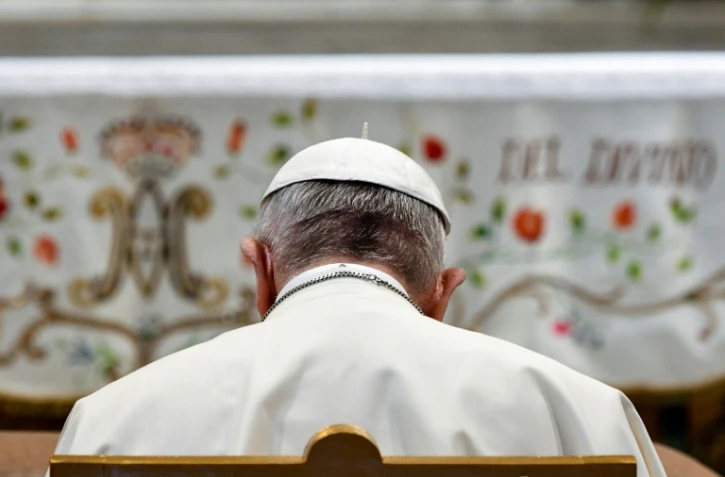 Le pape François à Rome, le 1er mai 2018.