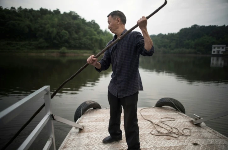 Li Congshu, directeur d'école, le 31 mai 2017 à Dazu dans le sud-ouest de la Chine