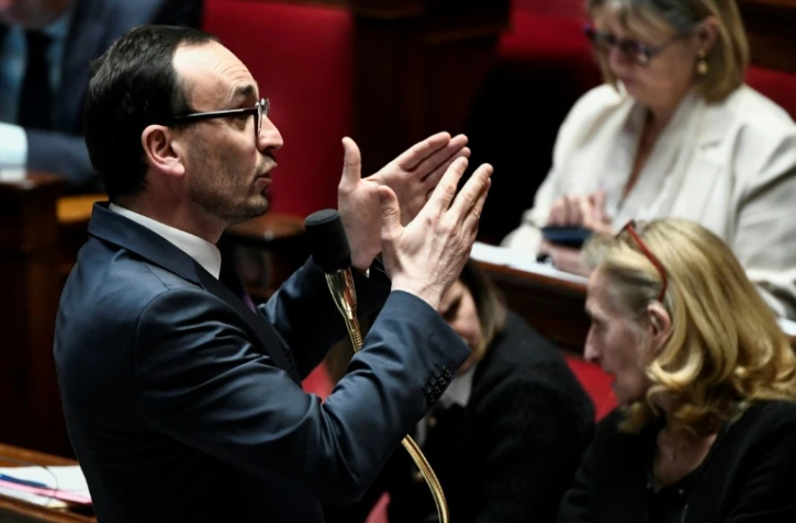 Le ministre délégué aux Comptes publics Thomas Cazenave, à l'Assemblée nationale, le 27 février 2024