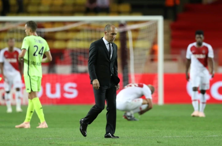L'entraîneur de Monaco, Leonardo Jardim, après la défaite en Ligue 1 face à Angers, austade Louis II, le 25 septembre 2018