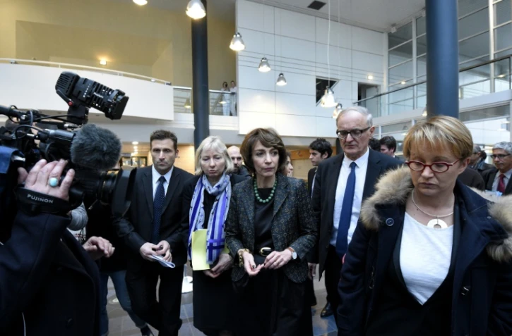 La ministre de la Santé Marisol Touraine à l'hôpital Pontchaillou à Rennes le 15 janvier 2016