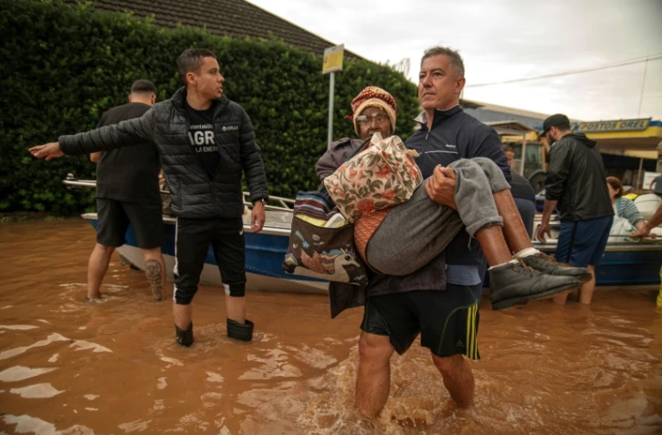 A Porto Alegre, au sud du Brésil, le 4 mai 2024