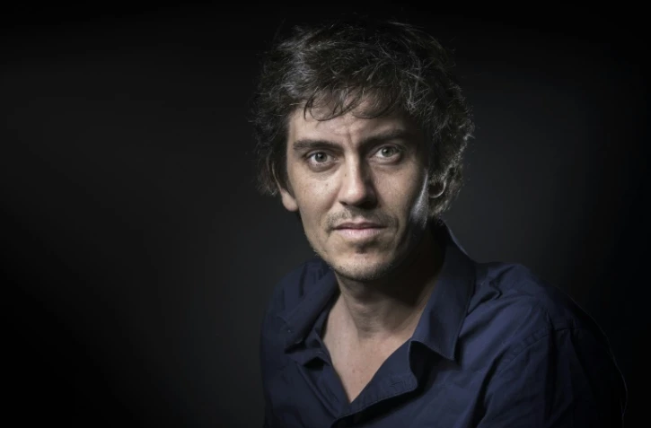 Sylvain Prudhomme pose à Manosque, le 23 septembre 2016