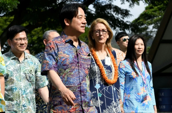 Le président taïwanais Lai Ching-te visite le musée Bishop à Honolulu, Hawaï, le 30 novembre 2024