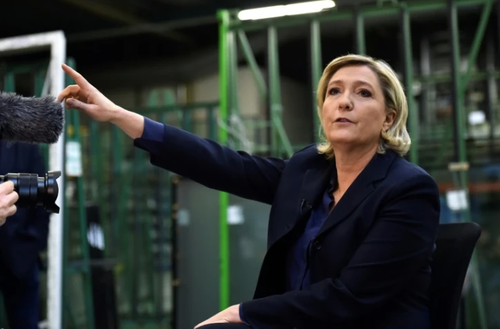 Marine Le Pen le 18 janvier 2017 à Forbach