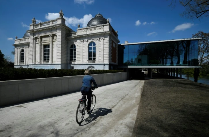 Le nouveau musée La Boverie le jour de son inauguration, le 4 mai 2016 à Liège en Belgique