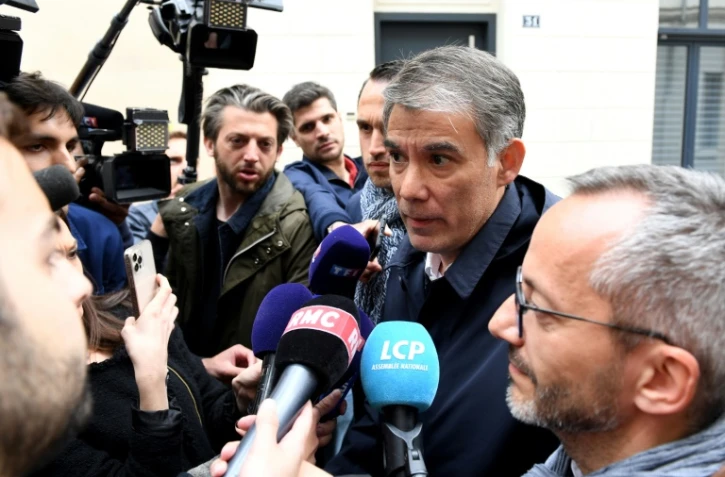 Le premier secrétaire du Parti socialiste Olivier Faure à Paris, le 2 mai 2022