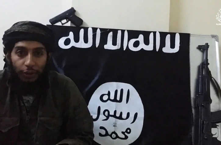 Capture d'écran prise a partir d'une vidéo propagande de l'organisation EI, fournie le 24 janvier 2016