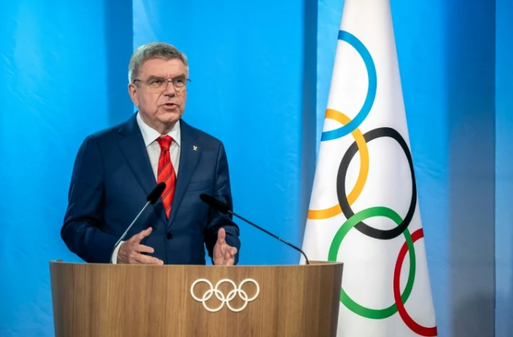 Le président du CIO Thomas Bach, le 22 juin 2023 à Lausanne
