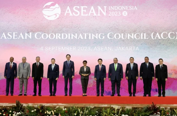 Les ministres des Affaires étrangères de l'Asie du Sud-Est se réunissent à Jakarta avant Le sommet de l'Association des nations de l'Asie du Sud-Est (Asean), le 4 septembre 2023