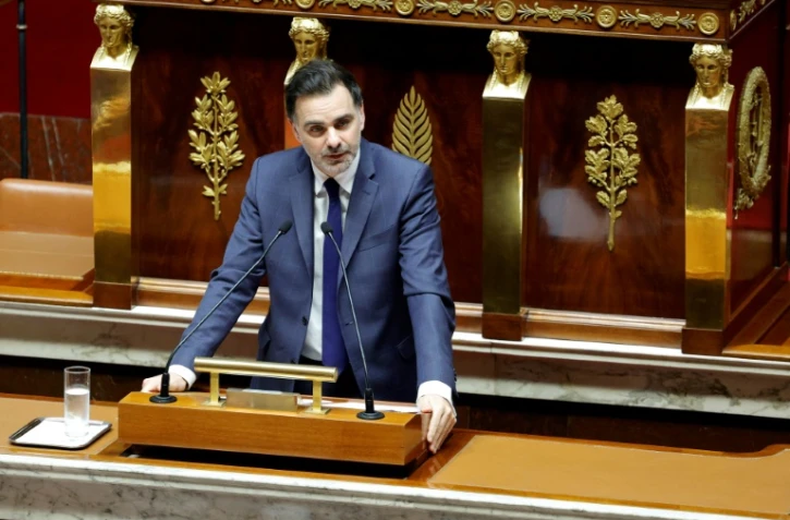 Le ministre du Budget Laurent Saint-Martin à l'Assemblée nationale à Paris le 28 octobre 2024