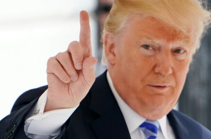 Le président américain Donald Trump le 4 mai 2018 à la Maison Blanche