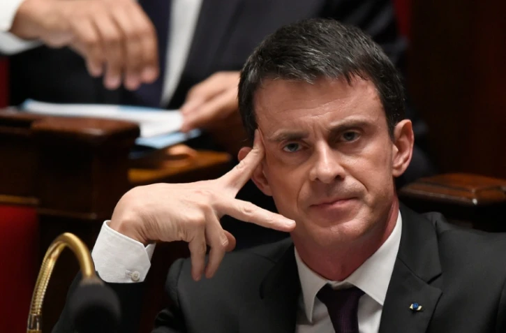 Le Premier ministre français Manuel Valls à l'Assemblée nationale le 16 décembre 2015
