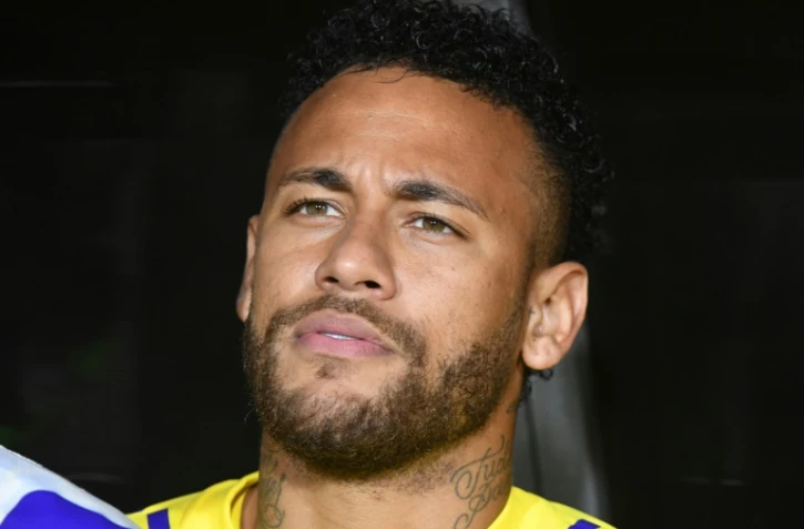 Neymar avant un match amical avec le Brésil face au Pérou, le 10 septembre 2019 à Los Angeles