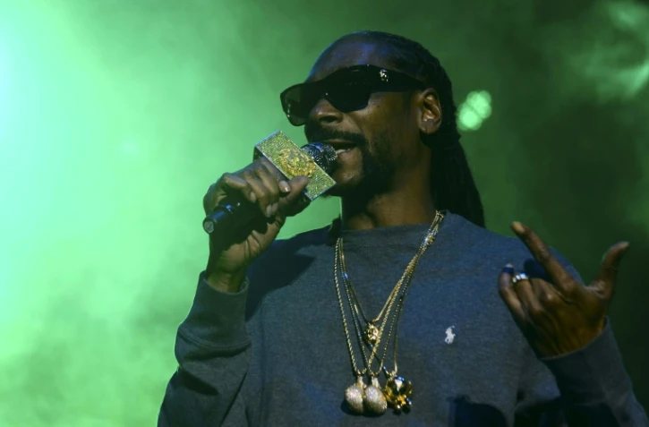 La star américaine du rap Snoop Dogg, le 11 mars 2016 en concert à Medellin (Colombie)
