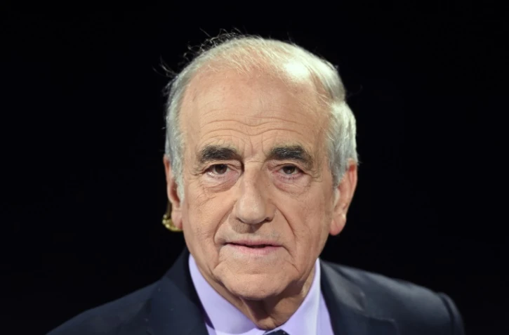 Jean-Pierre Elkabbach avant une émission de radio à Marseille, le 21 octobre 2015