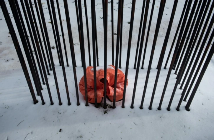 Un symbole d'opposition à la peine de mort près de la Cour suprême américaine à Washington, le 15 mars 2017