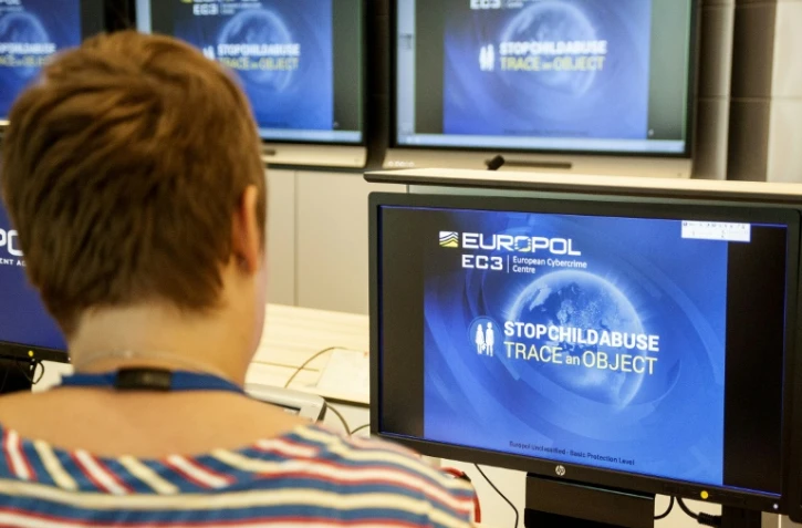 Un officier de police de l'Europol, à La Haye, aux Pays-Bas, le 1er juin 2017