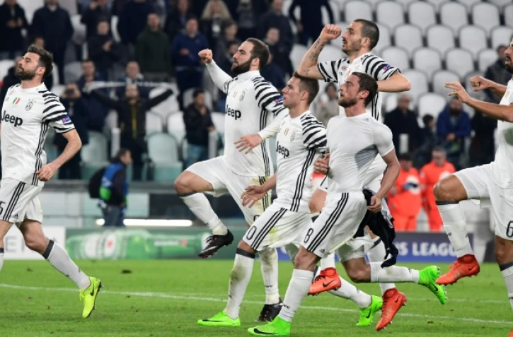 La Juventus victorieuse du FC Porto en 8e de finale de la Ligue des champions à Turin, le 14 mars 2017