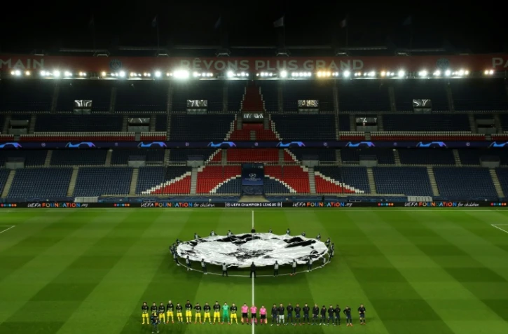 Le PSG avant d'affronter le Borussia Dortmund dans un Parc des Princes à huis clos pour cause de coronavirus, le 11 mars 2020