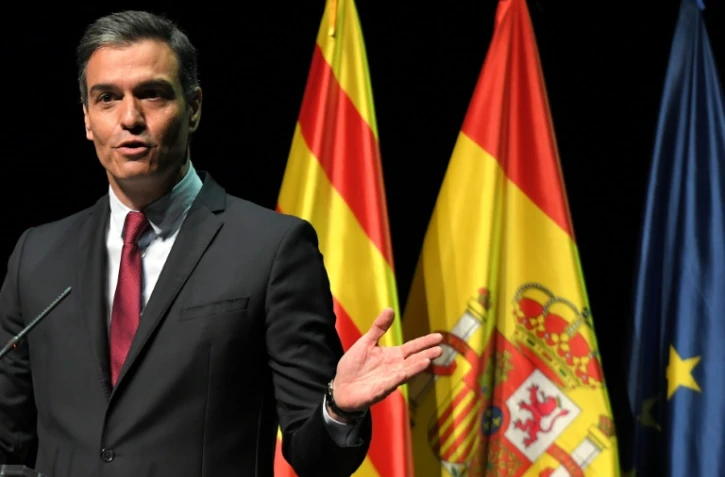 Le Premier ministre espagnol Pedro Sanchez au théâtre du Liceu de Barcelone, le 21 juin 2021