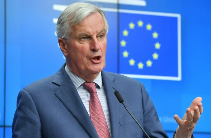 Le négociateur de l'UE pour le Brexit, Michel Barnier, le 19 mars à la Commission européenne à Bruxelles
