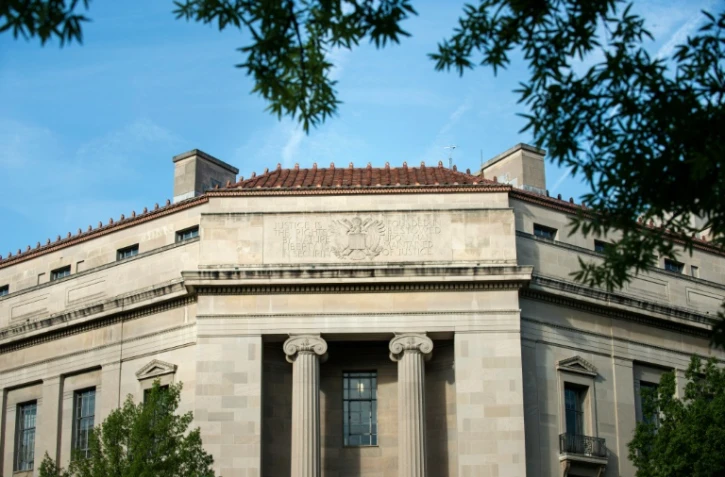 Vue extérieure en date du 3 mai 2013 du ministère de la Justice à Washington