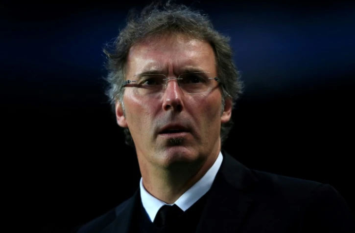 L'entraîneur français Laurent Blanc, lors d'un match du PSG contre Chelsea, le 8 avril 2014 à Stamford Bridge