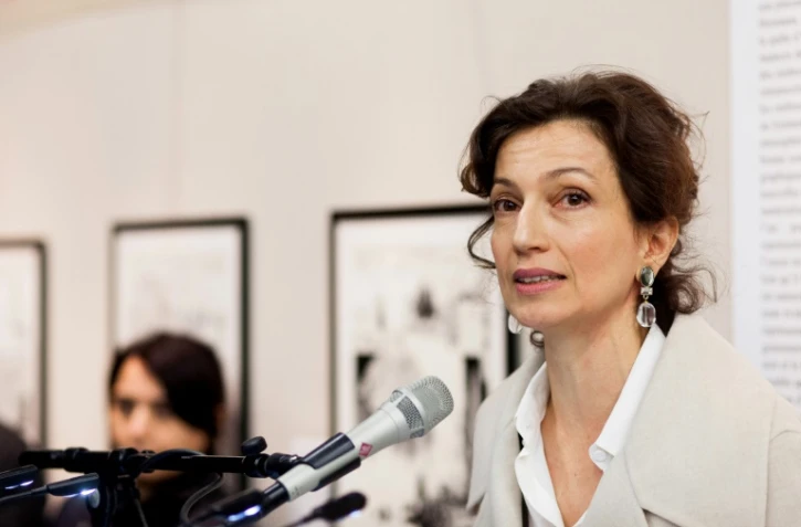 La ministre de la Culture Audrey Azoulay, le 26 janvier 2017 à Angoulème