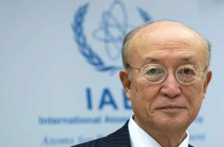 Le directeur général de l'Agence internationale de l'énergie atomique (AIEA) Yukiya Amano, à Vienne le 22 novembre 2018