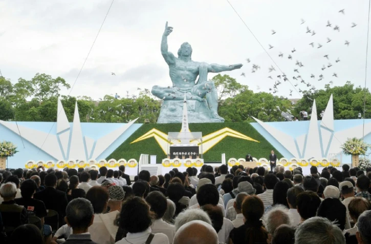 Les Japonais se sont réunis à Nagasaki pour commémorer le 72e anniversaire de la bombe nucléire lâchée sur la ville