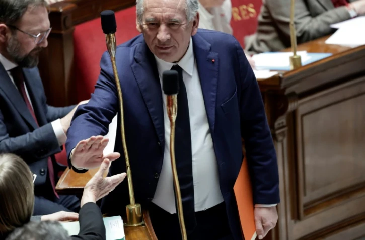 Le Premier ministre François Bayrou à son arrivée à l'Assemblée nationale le 19 février 2025, à Paris
