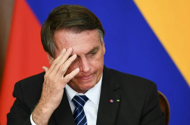 Le président brésilien Jair Bolsonaro à Brasilia, le 19 octobre 2021